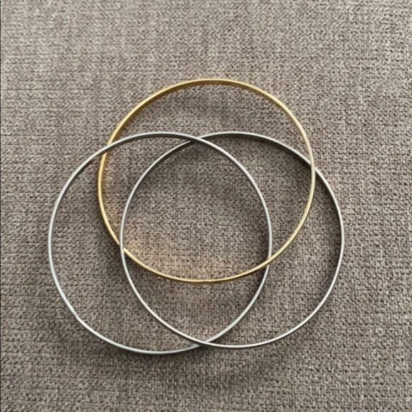 THREE Conjoined Bangles - Picture 1 of 3